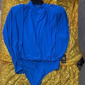 Express Royal Blue Kids Bodysuit